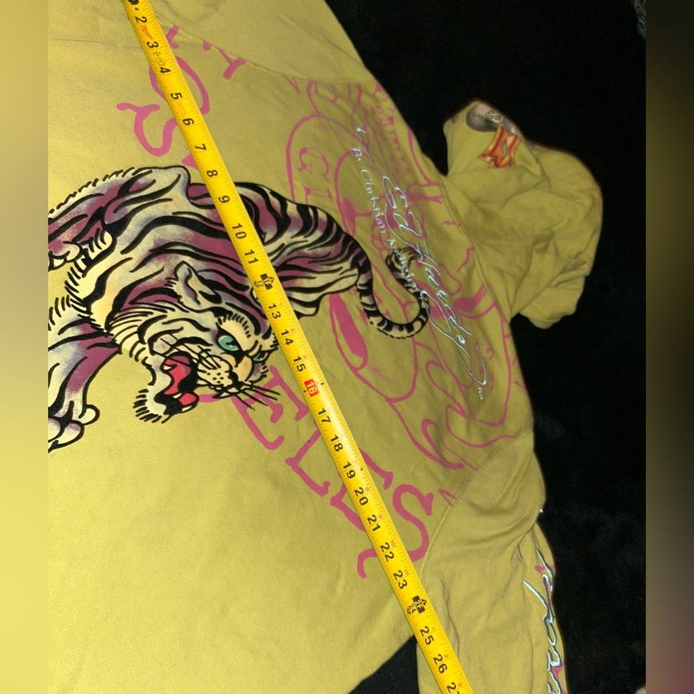 -Vintage Ed Hardy Y2K Lime Hoodie
-Size Large - Picture 6 of 6